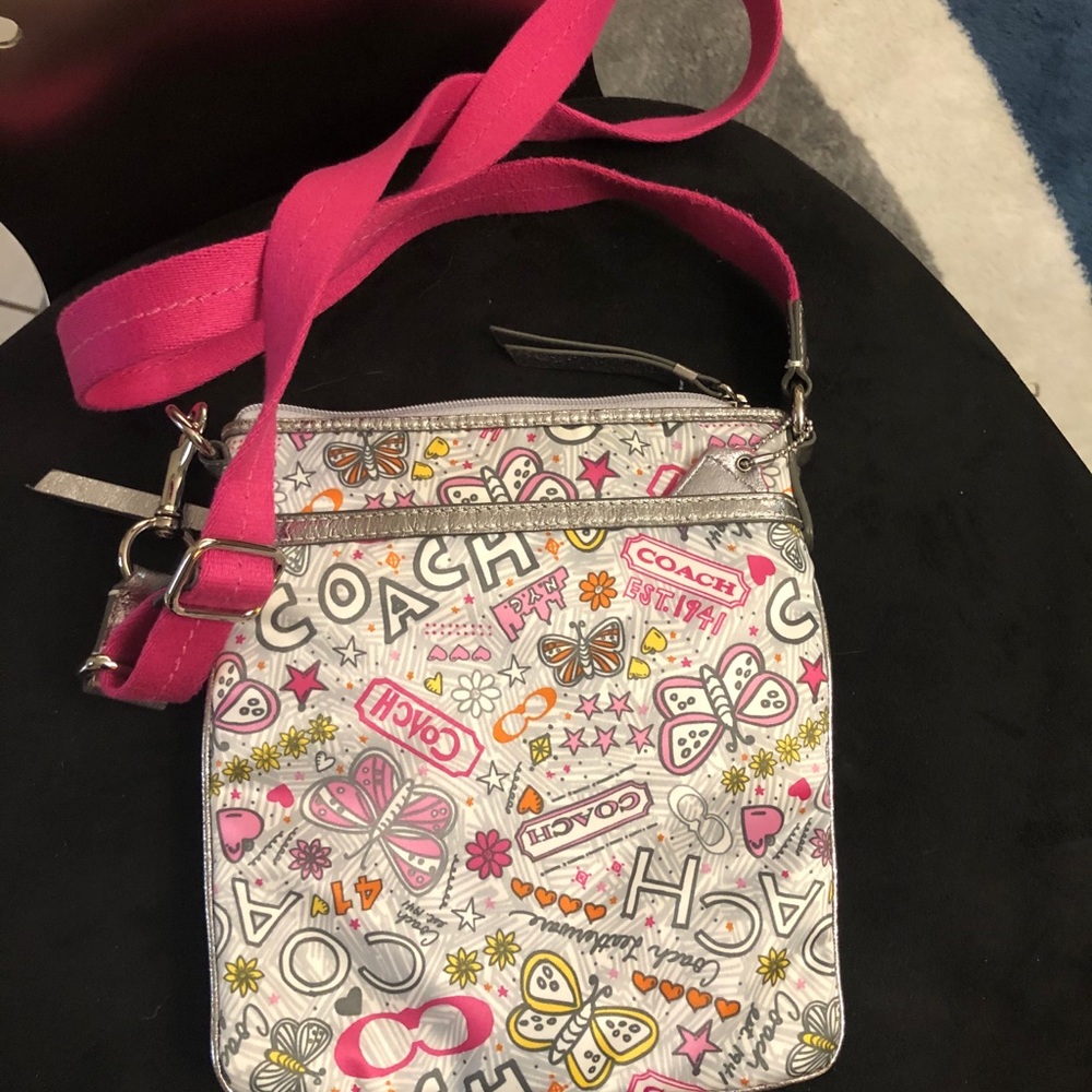 Coach colorful coach crossbody bag